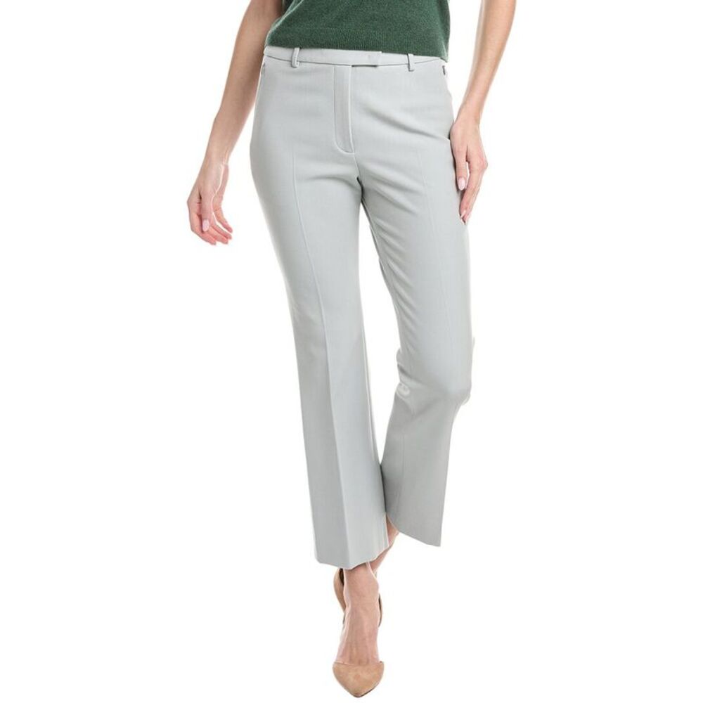 Akris Womens  Francy Wool-Blend Pant, Grey